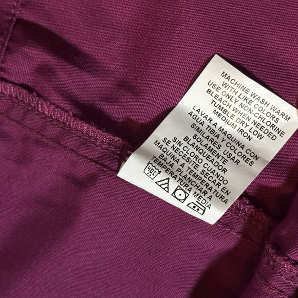 Cherokee Unisex Scrub Pants Adult Purple Drawstring Workwear Uniform Size Small - Picture 4 of 9